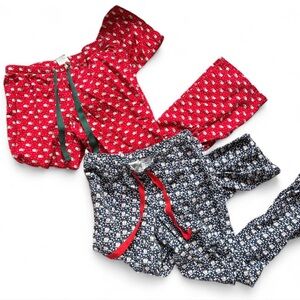 Vineyard vines all over whale print holiday edition pajama pants bundle